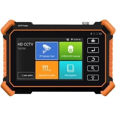 Testeur de vidéosurveillance prenant en charge la caméra IP Testeur De Vidéosurveillance IP Caméra AHD CVI TVI SDI 5 Pouces Tactile 4K VGA Entrée Sécurité Poe IPC Testeur Cftv Mini Testeur De Moniteur (1/5)