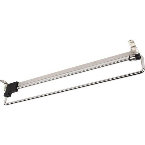 Tringle à vêtements télescopique coulissante, tringle à vêtements pour magasin, armoire, cuisine, salle de bain, bricolage, 350 mm (1/4)