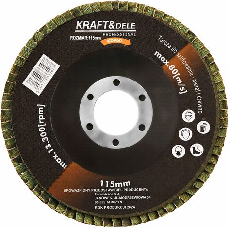 Fächerscheibe P40 115mm KD960 (1/5)