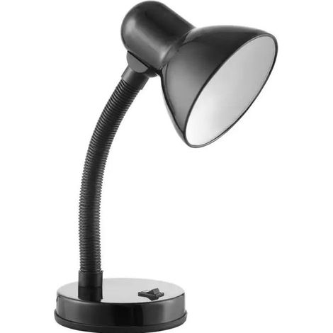 Lámpara de escritorio Virone, lámpara de escritorio Fupi negra, potencia de hasta 40 W, 1 unidad. (1/3)
