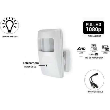 SYS telecamera HD nascosta finto sensore CVI AHD TVI CVBS 2.1MP 1080p - ATC1080GIR