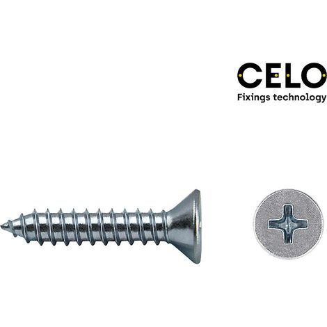 Viti celo acciaio zincato 3.5mm 22mm argento confezione 500