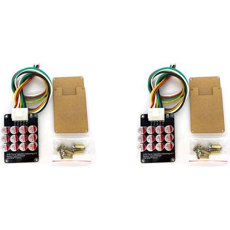 x 5.5A BMS 4S Placa de equilibrio activo Batería de iones de litio LiFePO4 LTO Ecualizador de condensador Transferencia de energía con estuche protector (1/2)
