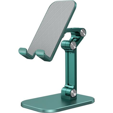 Support Tablette Pliable - Réglable En Hauteur Et Angle - Base Antidérapante - Compatible Smartphone Et Tablette - 1 Pièce (1/5)