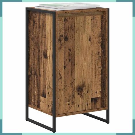 Buffet bas - 886592 - Bois ancien - Bois d'ingénierie - 43 x 36 x 75,5 cm (1/5)