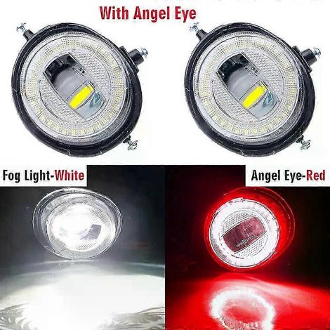 Compatible avec Mazda 2 Demio 2007-2017 (RGB) : 2 ampoules LED H11 de 30 W pour feux antibrouillard, feux de jour et anneaux lumineux. (1/5)