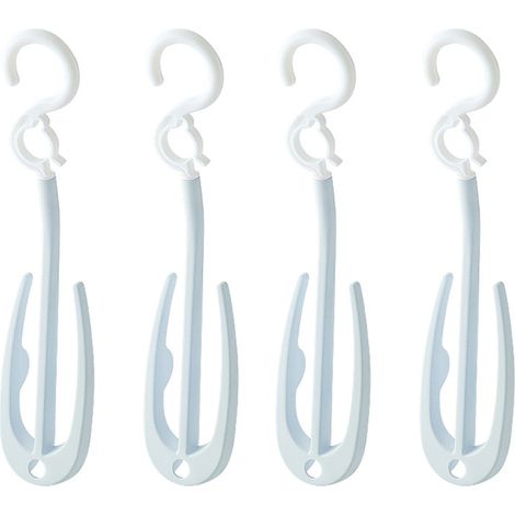 Porte-Chaussures - Crochet Double En Plastique - Pour Vélo Et Rangement Suspendu - 1 Pièce (1/5)