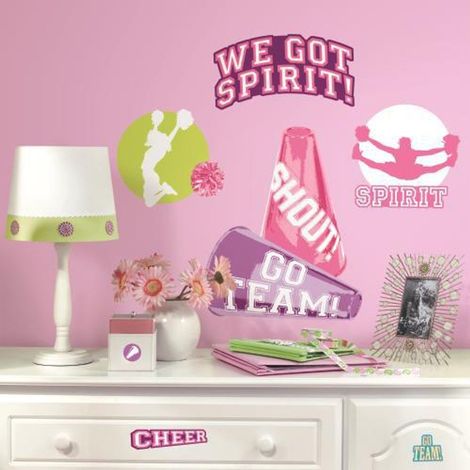 POM POM GIRL - Stickers repositionnables sur le thème des Pom Pom Girls (1/3)