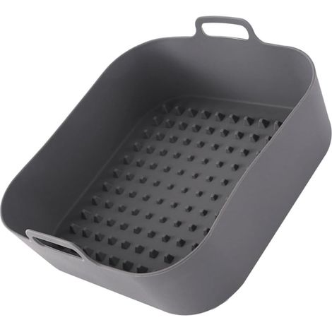 carré réutilisable en silicone pour friteuse à air 20 cm