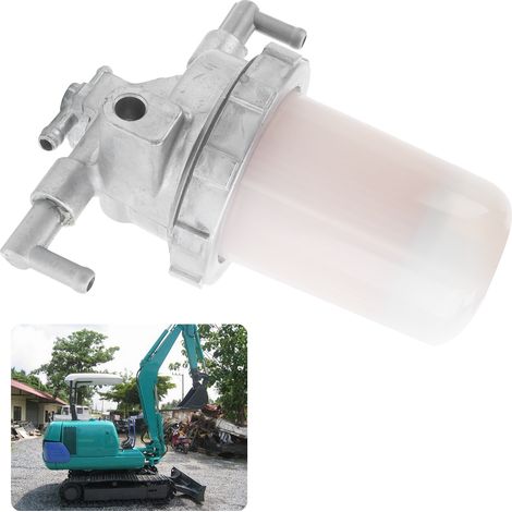 Öl-Wasser-Abscheider-Baugruppe und Kraftstofffilter 129100-55621, Fünfrohr-Ausführung, geeignet für PC30/35, 40/45, 50/55 Yanmar 94/88. (1/5)