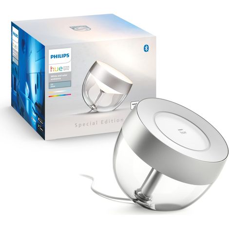 Philips Hue White and Color ambiance IRIS Lampada Smart da Tavolo Argento (1/5)