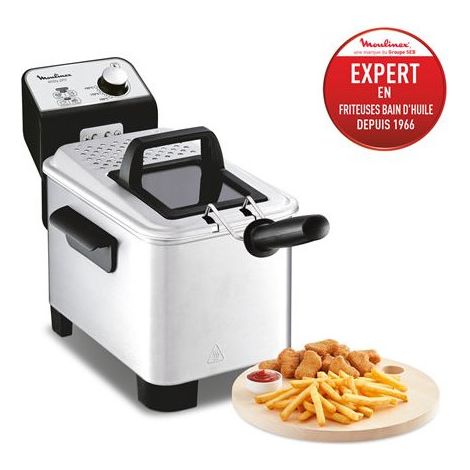Moulinex Friteuse Semi-Professionnelle Inox Brossé 1,2 kg (1/3)