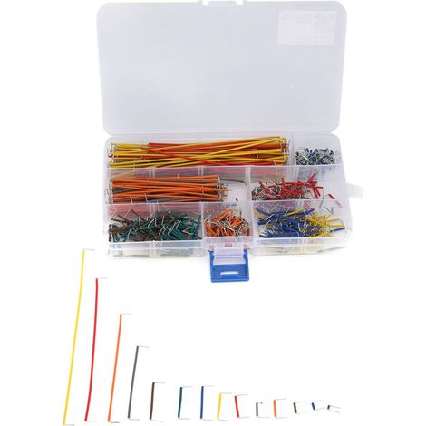 Fils de liaison en U multicolores - 560 pièces, idéal pour extensions de broches de circuits imprimés (1/5)