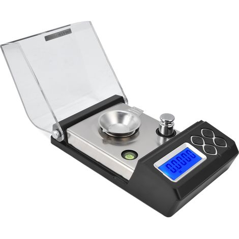 Balance numérique portable et précise au milligramme près pour peser des bijoux jusqu'à 30 g / 0,001 g