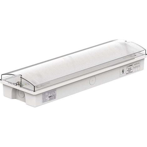 V-TAC Lampada LED di Emergenza a Parete, Autotest, Autonomia 3h, Compatibilità RF Bianco Freddo IP65 (1/5)