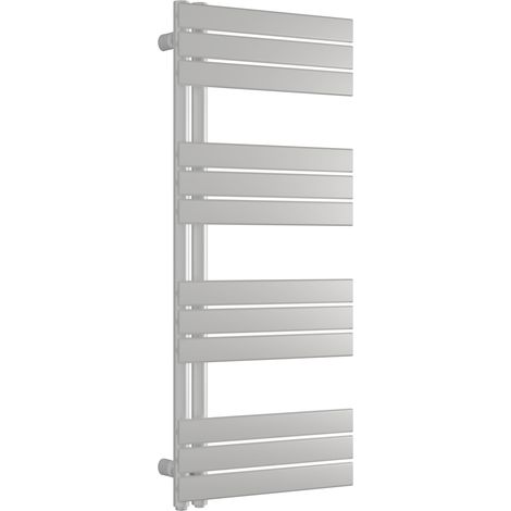 BERNSTEIN - Radiatore da bagno di design, asciugamani - 120x50cm - G12 - Bianco Bianco (1/4)