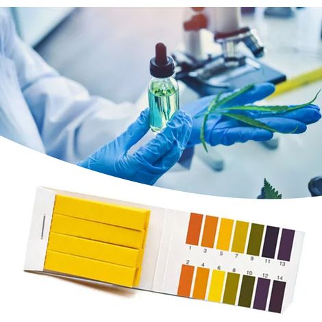 20 paquets de bandelettes de test de pH pour liquides, bandelettes de test d'acidité et d'alcalinité, papier indicateur de qualité de l'eau (1/5)