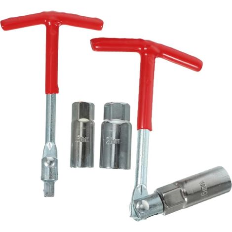 2pièces Clé à Bougie Allumage Lot de Douille pour Bougie Allumage Outil de Réparation Automobile Clé à Douille