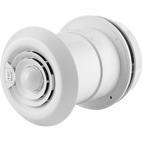 Ventilatore da tetto per camper Depisuta 12V, 4000 giri/minuto, 200 CFM, rotondo, con luce LED, altezza regolabile, impermeabile, con 5 viti di montaggio.