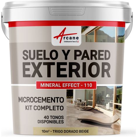 Microcemento para exteriores: suelos, muros, terrazas, balcones, escaleras