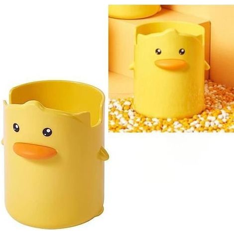 Stiftehalter, Schreibtisch-Stiftehalter aus Kunststoff, Kreativer Enten-Schreibtisch-Stiftehalter, Make-up-Pinselhalter, Für Schminktisch, Zuhause (1/4)