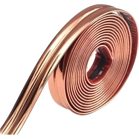 KAKET Bande décorative autocollante 2 cm x 3 m, joint adhésif repositionnable, idéale pour sceller les angles des carreaux-Or rose (1/3)