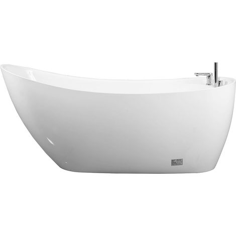 Vasca da bagno freestanding 170x75xH73 cm 282L Bianco - NATALIA