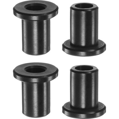 4pcs Bride Manchon Roulements 10.5mm Alésage 16mm OD 26mm Longueur Nylon Douilles pour Arbre, Noir (1/5)