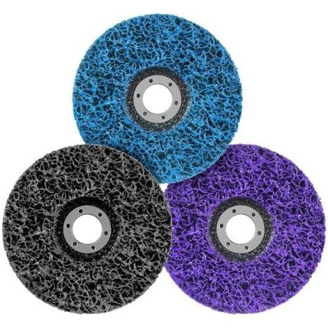 Lot de 3 Disques à Lamelles CSD 125mm – Disques de Décroûtage en Nylon pour Meuleuse d'Angle, Idéal pour Décapage de Peinture et Nettoyage Grossier (1/5)