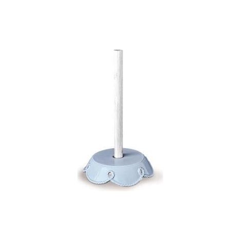 Porta scottex azzurro, Ø16,5x25 cm (kit da 3)