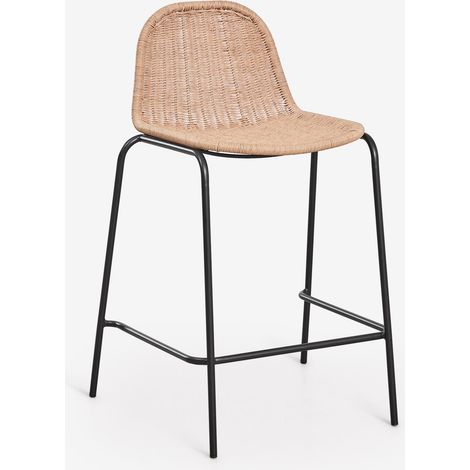 Sgabello alto impilabile in rattan sintetico Reiven SKLUM            