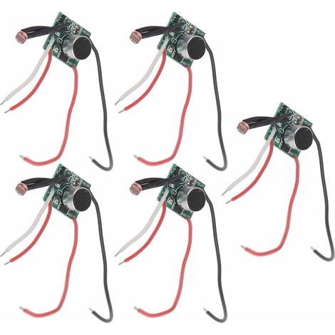 Tonsteuerungsmodul (5 Stück), Solarlichtsensormodul, 3V-30V DC-Leiterplatte (1/5)