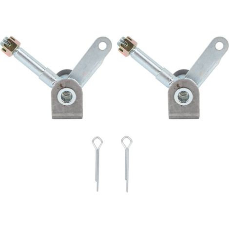 Steel alloy spindle support set, 1 pair of M16 right left front steering joints, suitable for 110cc 125cc 150cc 200cc 250cc Go Kart. (1/5)