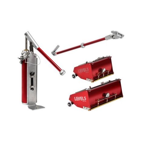 Kit de peinture 2 boîtes de finition Mega 17 et 30 cm – Pompe de remplissage – Manche droit 107 cm – Manuel français – Level 5