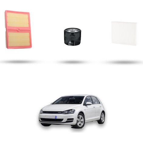Kit tagliando 3 filtri compatibile con Vw Golf VII (5G1/BA5) 1.0 TSI 85kw Dal 2015 (1/5)
