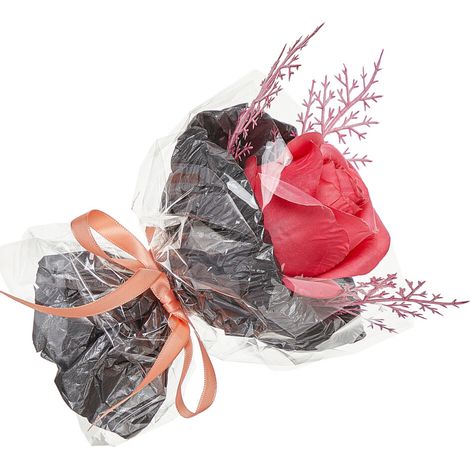 Ramos de claveles artificiales con cinta, ramos-5875 rojo