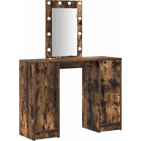 Maison Exclusive - Schminktisch mit Speicher Braun 102 x 33 x 135