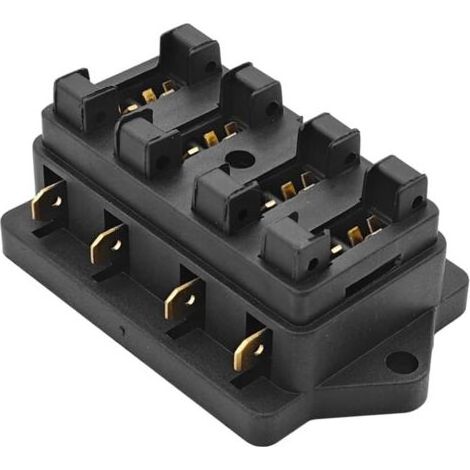 Porte-fusible de voiture 4 voies lame moyenne boîte à fusibles pour voiture (1/4)