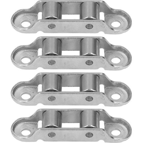 Roulettes en acier inoxydable portes coulissantes lot de 4 accessoires (1/5)