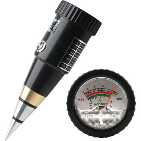 2-in-1 Boden-pH-Tester mit Indikator und Nadel, mit wasserdichter Versiegelung, ideal für Garten, Gewächshaus, Rasen und Landwirtschaft. (1/5)