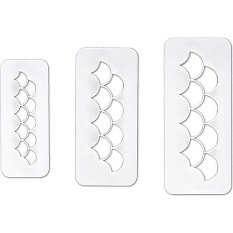 Emporte-pièce Géométrique - Découpe Fondant Pâtisserie - Pour Décoration Gâteau Anniversaire Fête - Lot de 6 (1/5)