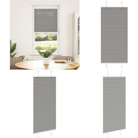 vidaXL Store plissé anthracite 65x100 cm largeur du tissu 64,4 cm (1/5)