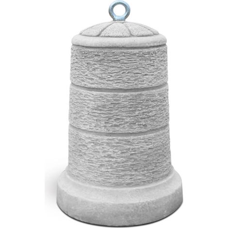 Dissuasore di Traffico 30x30x45 cm Nuraghe Piccolo Grigio
