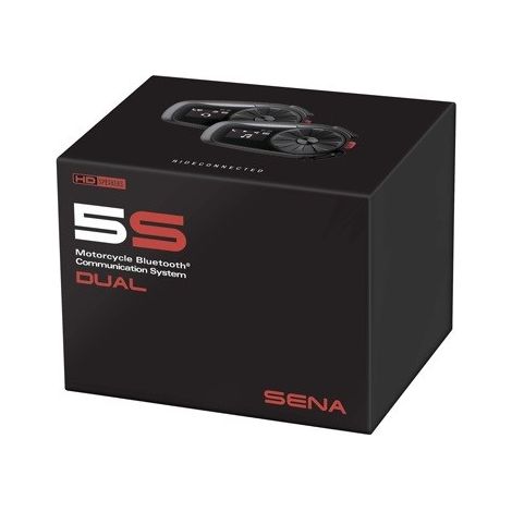 Interphone Bluetooth SENA 5S pour moteur, écran LCD 5 pouces HD, portée 700 m, sans radio - 1 unité (1/5)