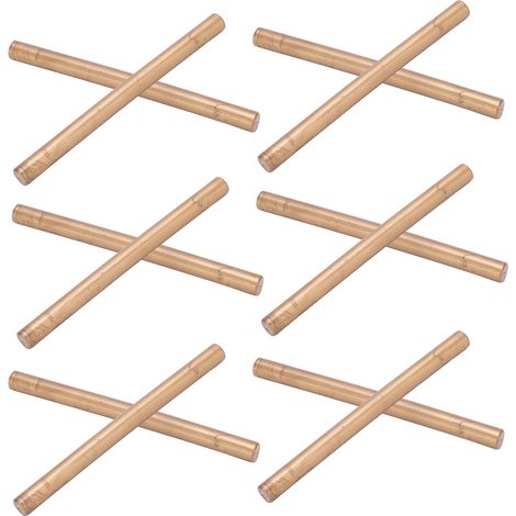 10 bâtons de cire à cacheter sans fumée et flexibles pour correspondance, scrapbooking et invitations - Finition or laiton antique (lot de 10) (1/5)