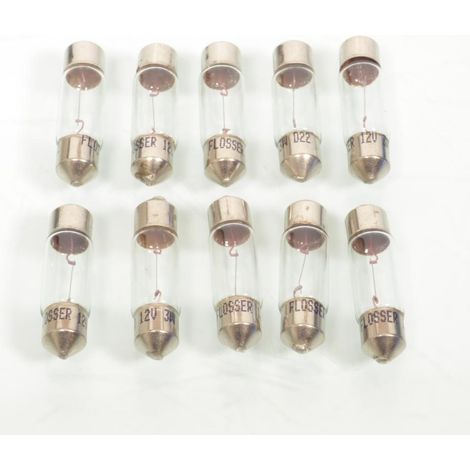Ampoule Flosser pour moto 12V 3W SV7 Neuf (1/2)