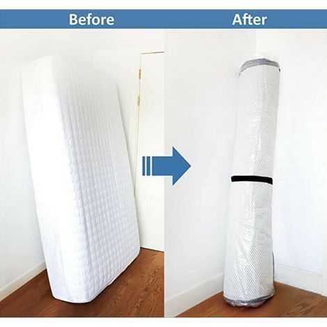Odipie – Sacs sous vide pour matelas extra larges 130 x 210 cm – Matériau PA+PE – Technologie d'étanchéité sous vide – Rangement peu encombrant (1/4)