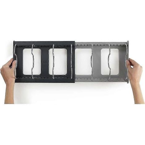 Organisateur de couvercles de casseroles, support pour couvercles de casseroles, étagère métallique pour ranger les ustensiles de cuisine, organisateur de rangement pour assiettes de cuisine (1/3)
