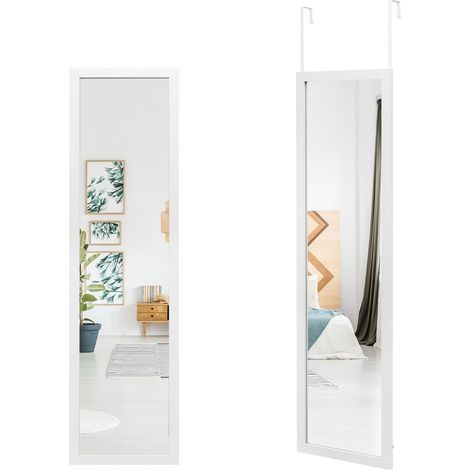 Full Length Mirror Full Body Over the Door Dressing Mirror Door & Wall Hanging (1/5)