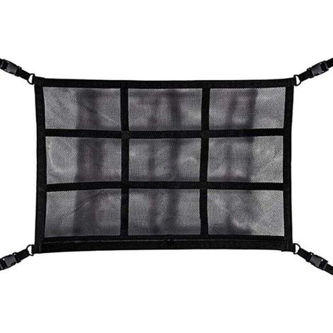 Filet de rangement pour toit de voiture, double couche, capacité de charge améliorée, accessoires intérieurs (1/4)
